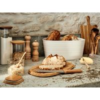 Boîte à pain Tierra + couvercle crème PM - Visuel 2